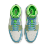 Air Jordan 1 High Zoom CMFT 2 University Blue Electric Green (W) Angle 1