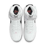 Nike Air Force 1 High White Black Bright Crimson Angle 1