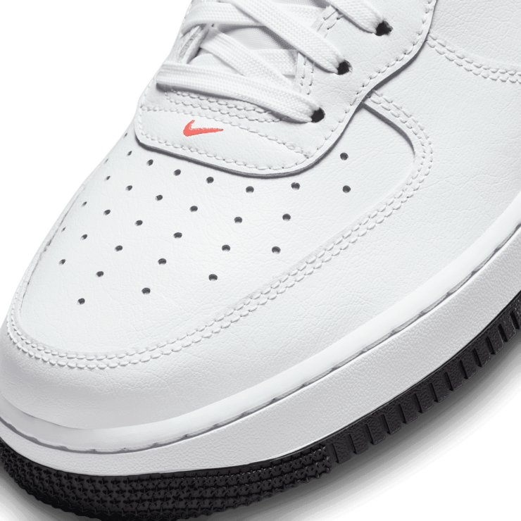 Nike Air Force 1 High White Black Bright Crimson Angle 4