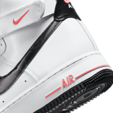 Nike Air Force 1 High White Black Bright Crimson Angle 5