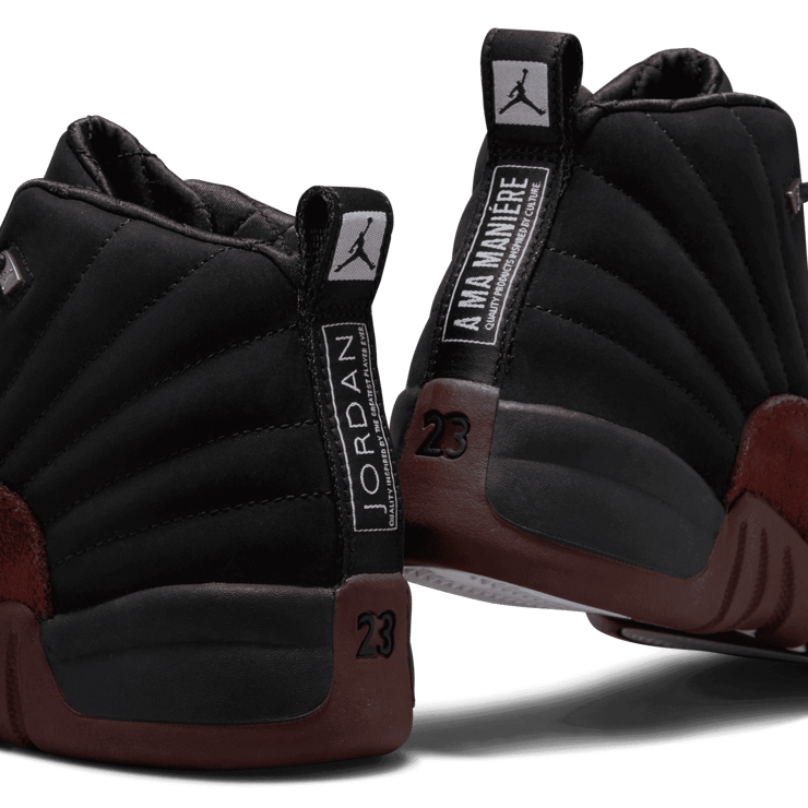 Air Jordan 12 Retro A Ma Maniere Black (PS) Angle 7