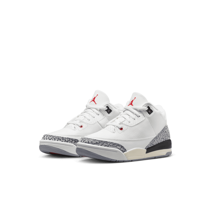 Air Jordan 3 Reimagined White Cement (PS) Angle 2