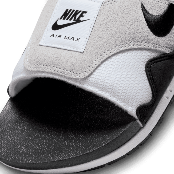 Nike Air Max 1 Slide White Black Neutral Grey Angle 4