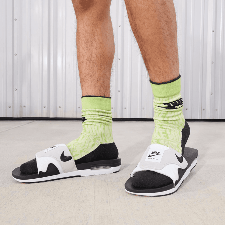 Nike Air Max 1 Slide White Black Neutral Grey Angle 5