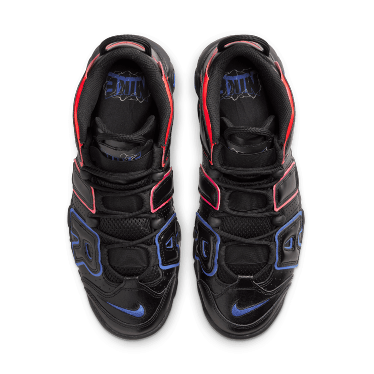 Nike Air More Uptempo Black Multi Angle 1