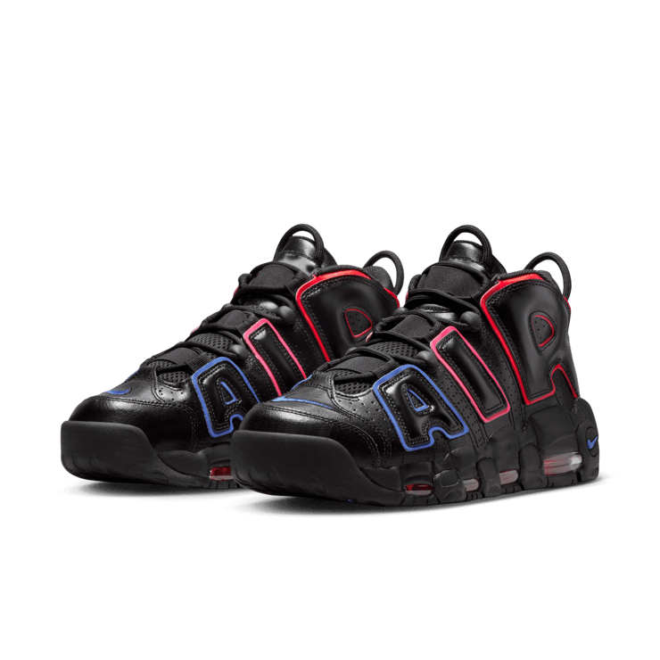 Nike Air More Uptempo Black Multi Angle 2