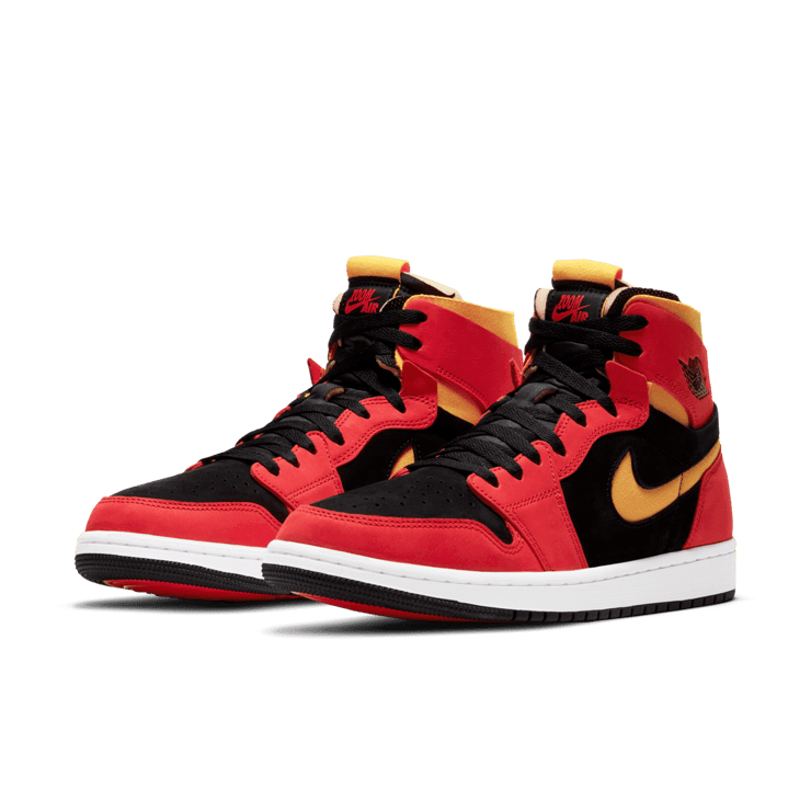 Jordan 1 High Zoom Air CMFT Black Chile Red Angle 2