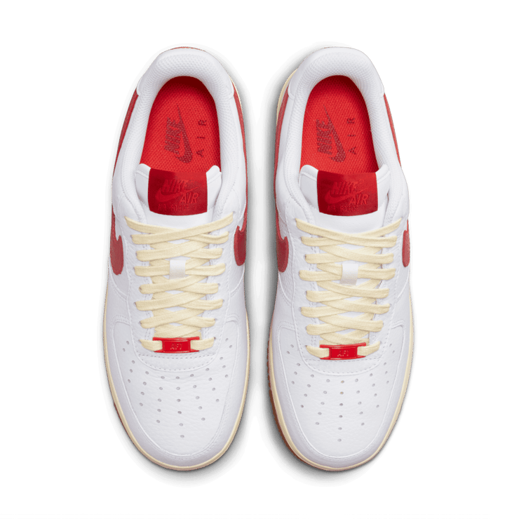 Nike Air Force 1 Low White Red Coconut Milk Angle 1