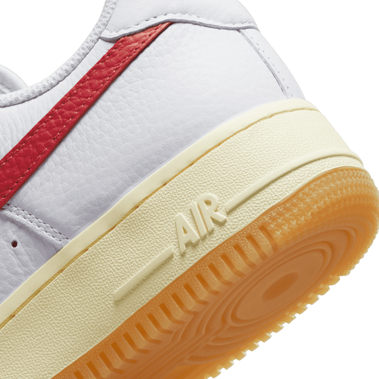 Nike Air Force 1 Low White Red Coconut Milk Angle 5
