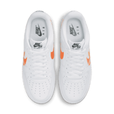 Nike Air Force 1 Low Spray Paint Swoosh White Orange Angle 1