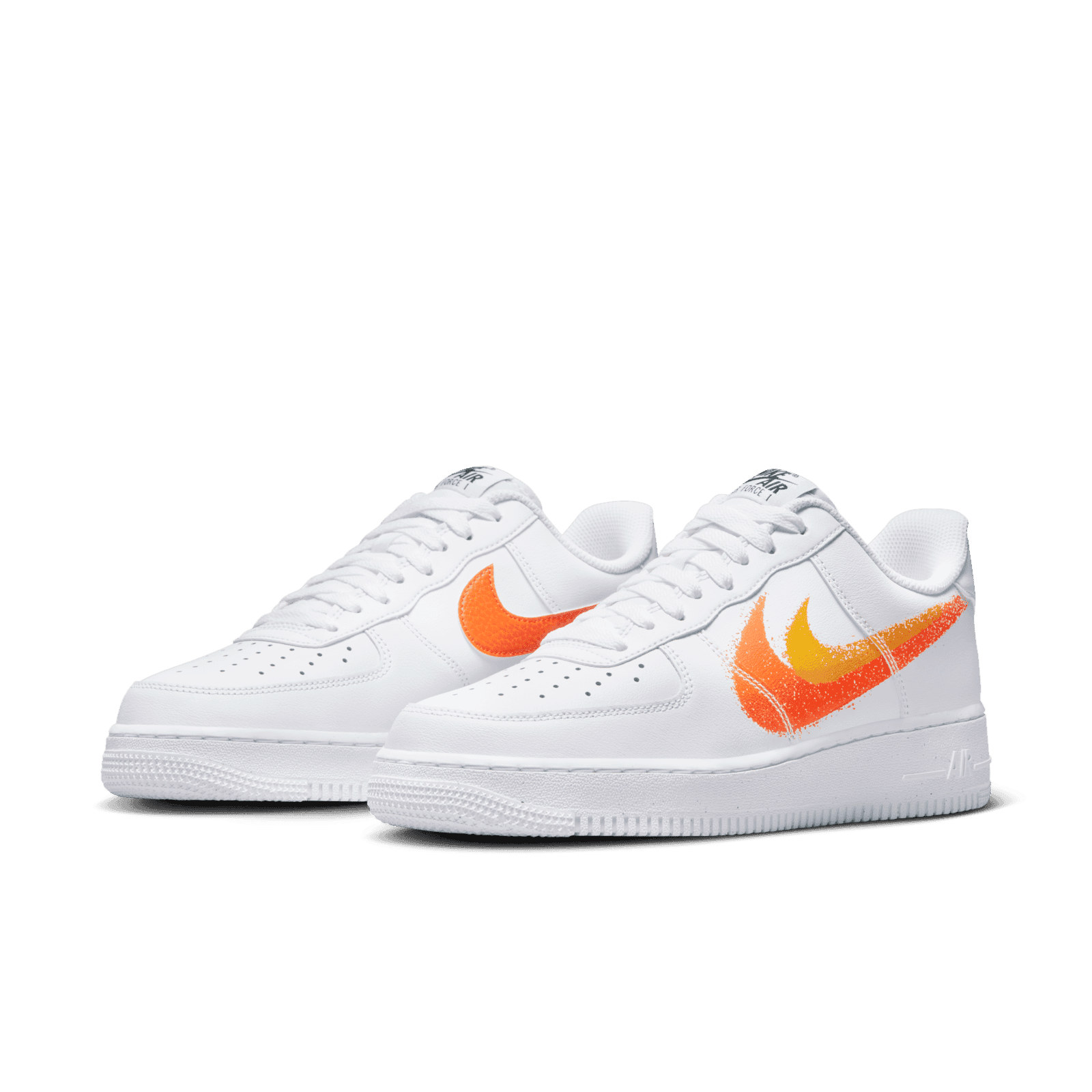 white air force orange tick