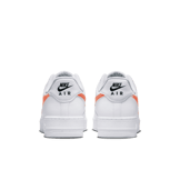 Nike Air Force 1 Low Spray Paint Swoosh White Orange Angle 3