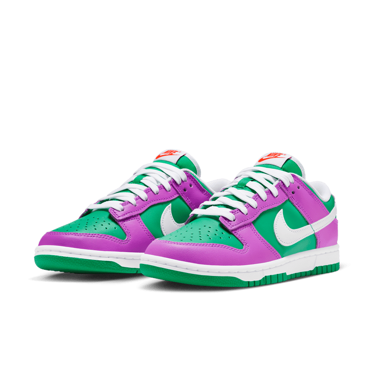Nike Dunk Low Stadium Green Fuchsia (W) Angle 2
