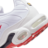 Nike Air Max Plus White Red Navy Angle 5