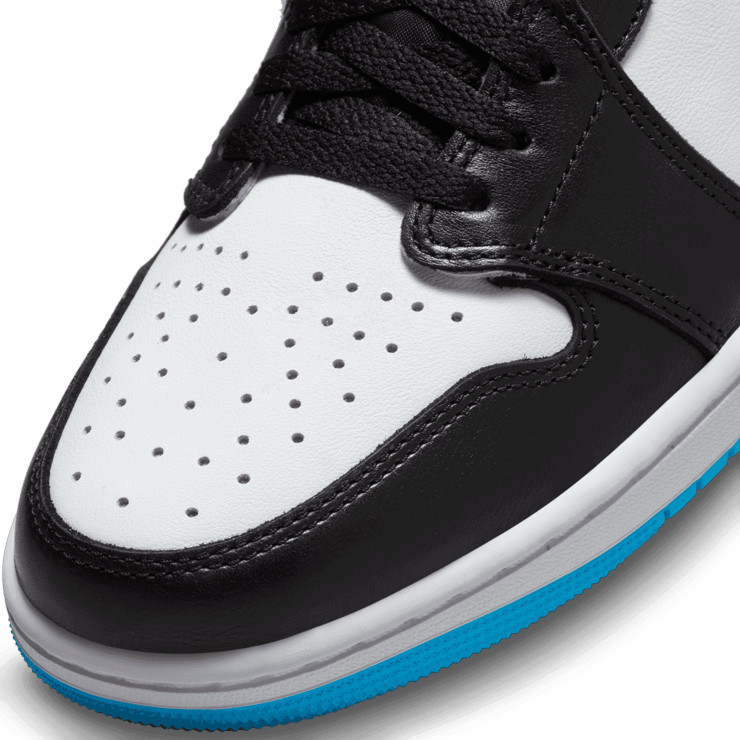 Air Jordan 1 Retro Low OG Black Dark Powder Blue Angle 4