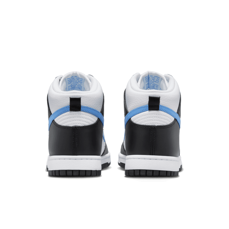 Nike Dunk High EMB Black University Blue White Angle 3