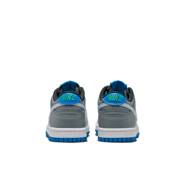 Nike Dunk Low Grey Blue Green (GS) Angle 3