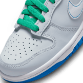 Nike Dunk Low Grey Blue Green (GS) Angle 4
