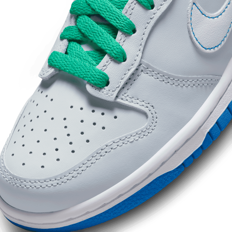 Nike Dunk Low Grey Blue Green (GS) Angle 4