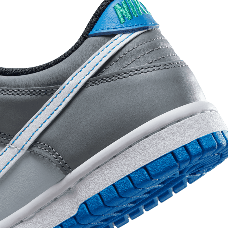 Nike Dunk Low Grey Blue Green (GS) Angle 5