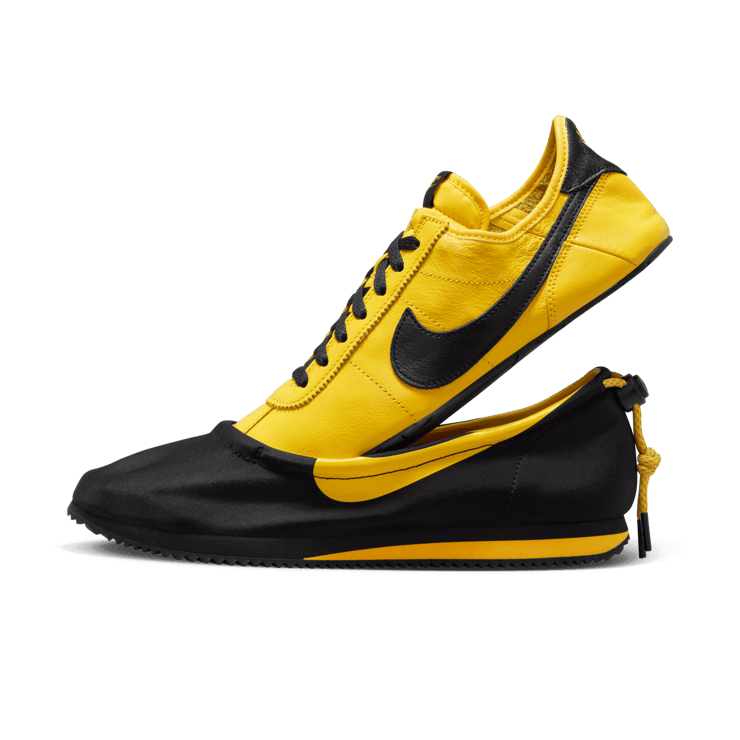 Nike Cortez SP CLOT Black Varsity Maize Angle 7