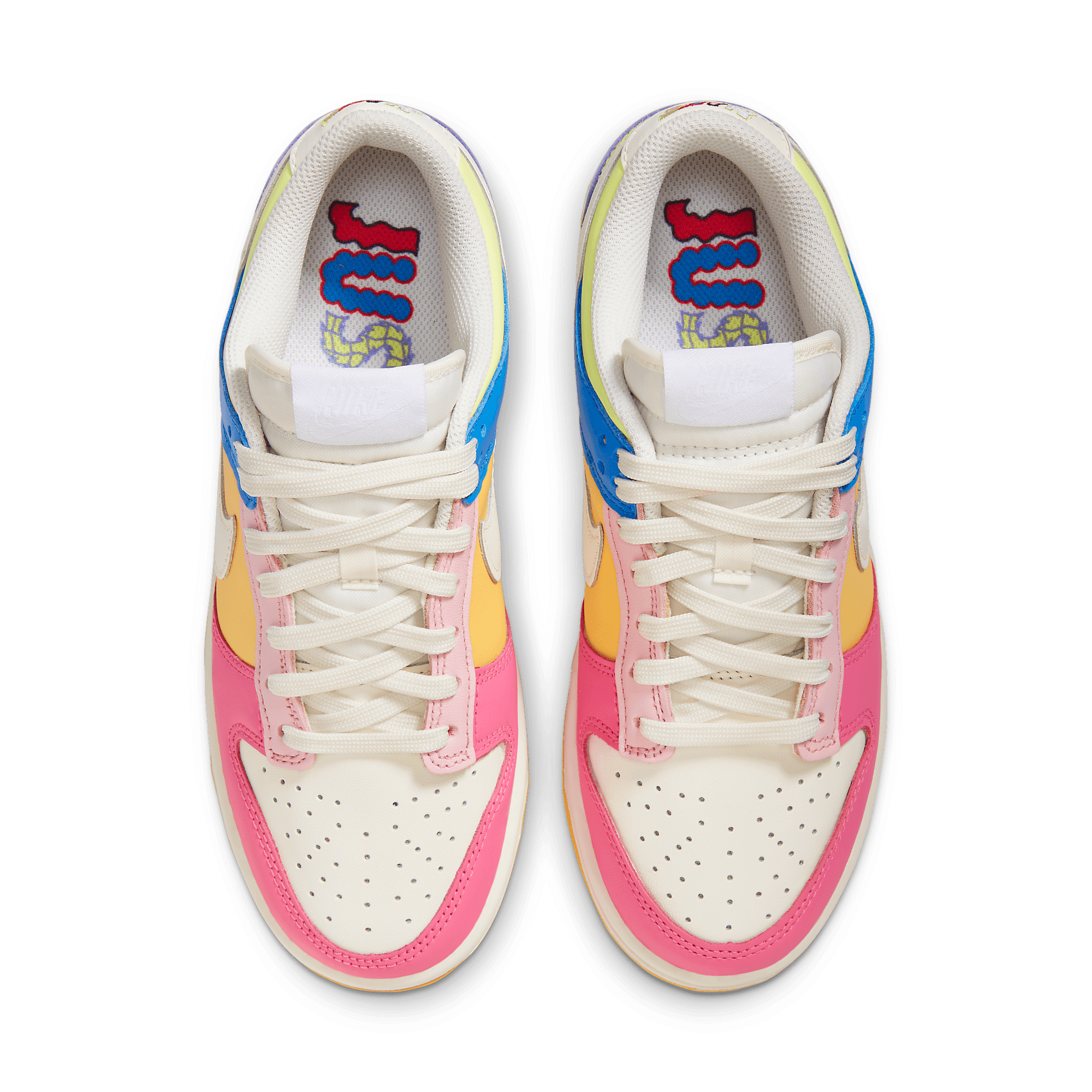 nike dunk low multicolor pastel
