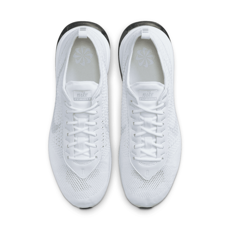 Nike Air Max Flyknit Racer NN White Pure Platinum Angle 1