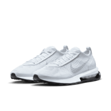 Nike Air Max Flyknit Racer NN White Pure Platinum Angle 2
