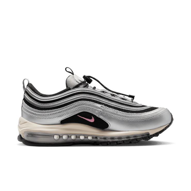 Nike Air Max 97 Silver Black Pink (W) Angle 1