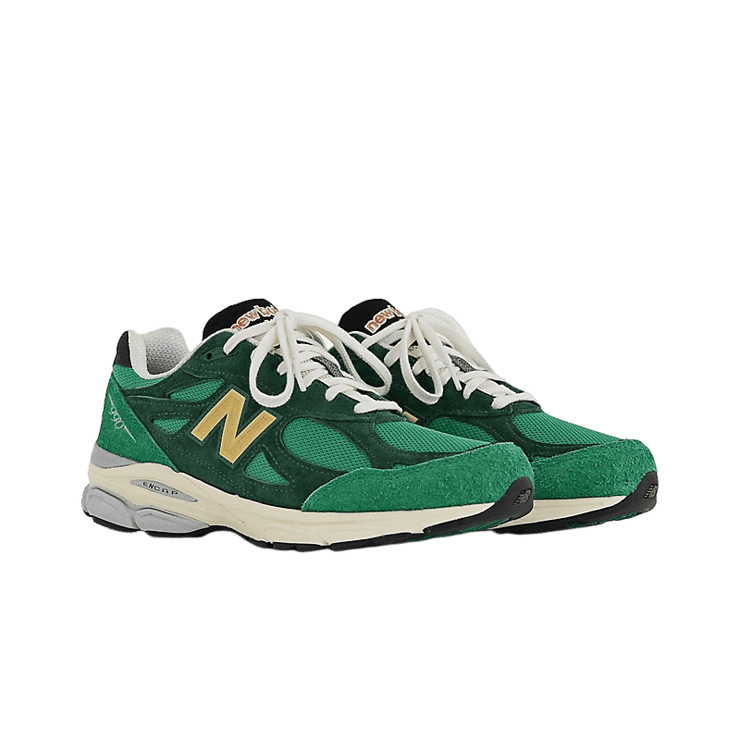 New Balance 990v3 Made In USA Green Yellow M990GG3