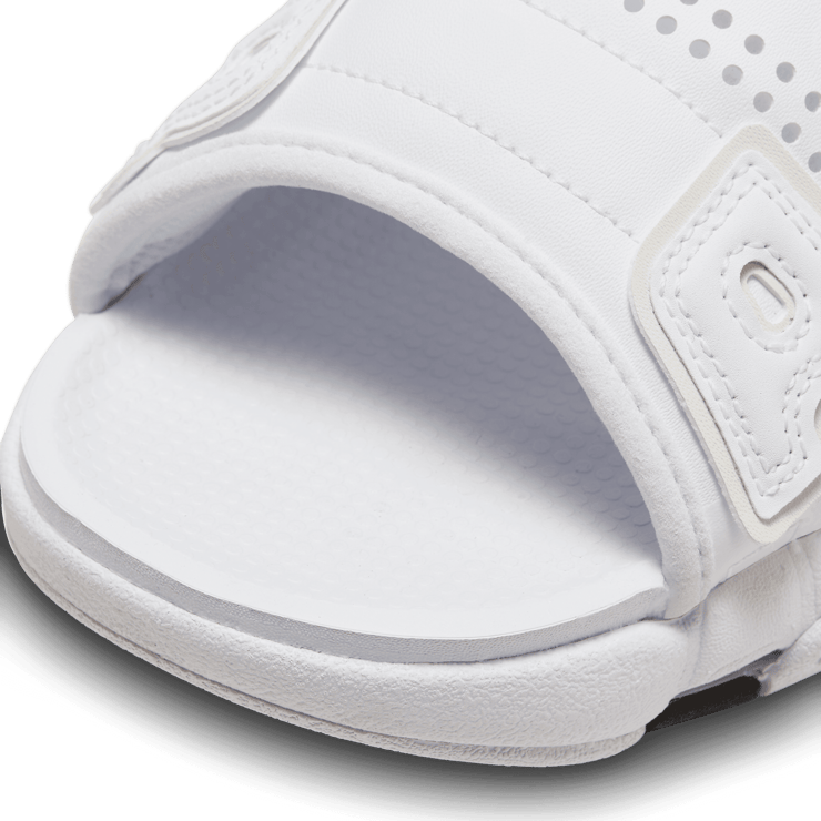 Nike Air More Uptempo Slide White Aqua Angle 2