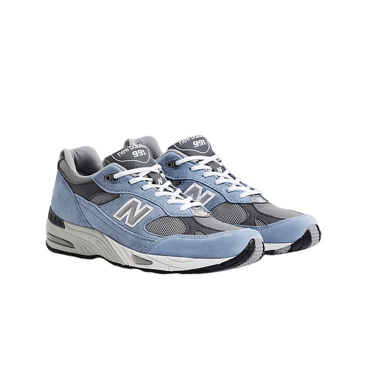 New Balance 991 Made In UK Ice Blue Angle 2