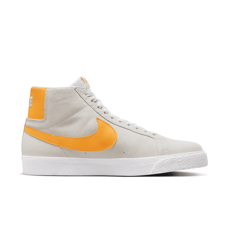 Nike SB Zoom Blazer Mid Summit White Laser Orange Angle 1