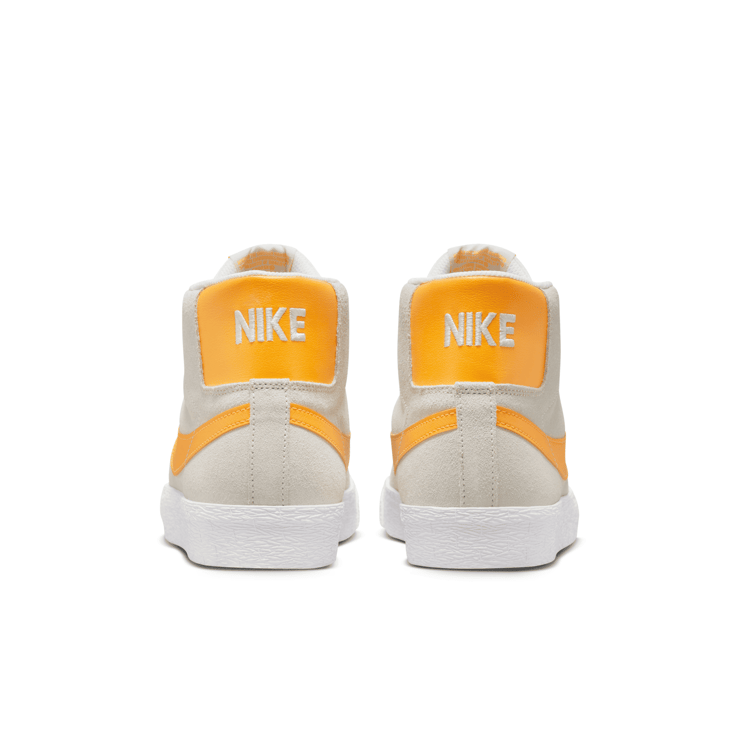 Nike SB Zoom Blazer Mid Summit White Laser Orange Angle 4