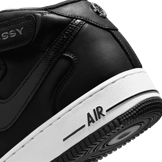 Nike Air Force 1 Mid Stussy Black White Angle 5