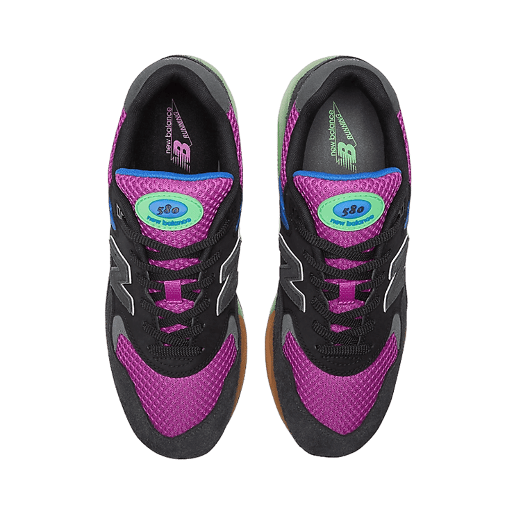 New Balance 580 Black Multi Angle 1