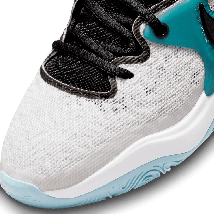 Nike KD 15 White Black Teal Angle 4