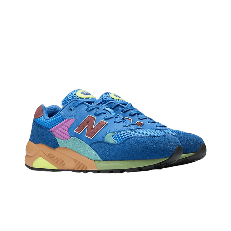 New Balance 580 Blue Multi Angle 2