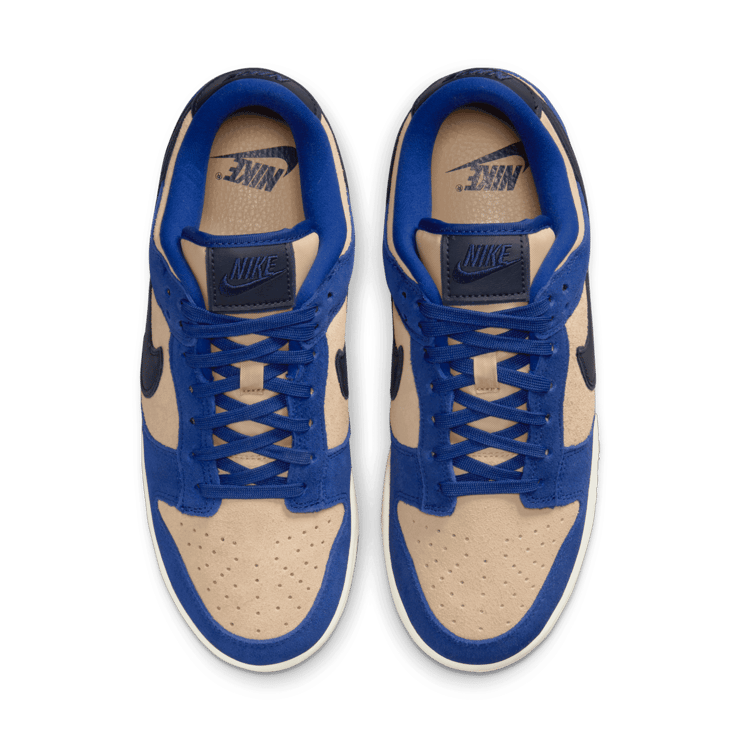 Nike Dunk Low LX Blue Suede (W) Angle 1