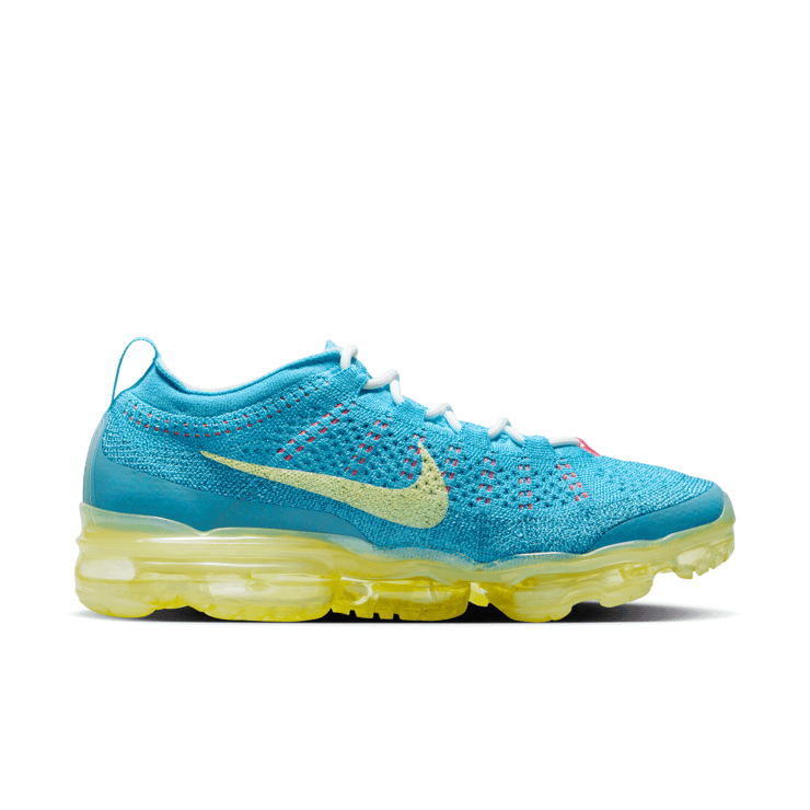 Nike Air VaporMax 2023 Flyknit Baltic Blue Citron Tint Angle 1