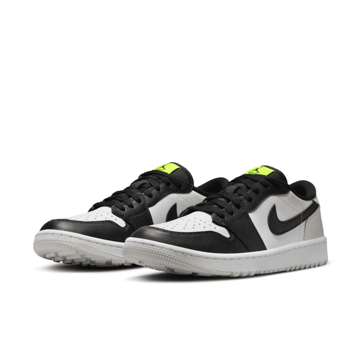 Air Jordan 1 Low Golf White Black Volt Angle 2