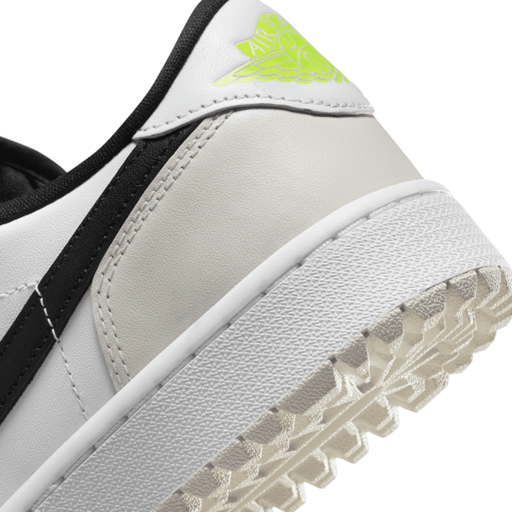 Air Jordan 1 Low Golf White Black Volt Angle 5