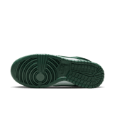 Nike Dunk Low Satin White Team Green (W) Angle 0