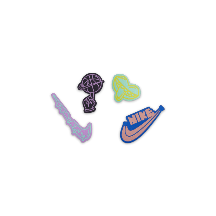 Nike Air Force 1 Low Multi-Color Velcro (GS) Angle 7