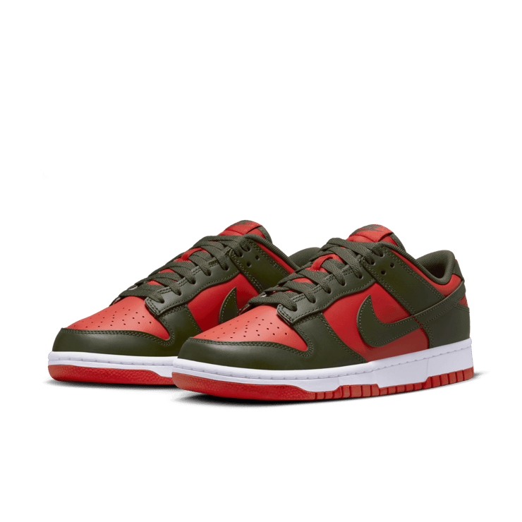 Nike Dunk Low Mystic Red Cargo Khaki Angle 2