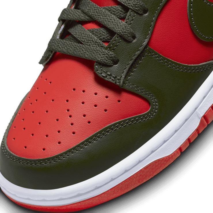 Nike Dunk Low Mystic Red Cargo Khaki Angle 4