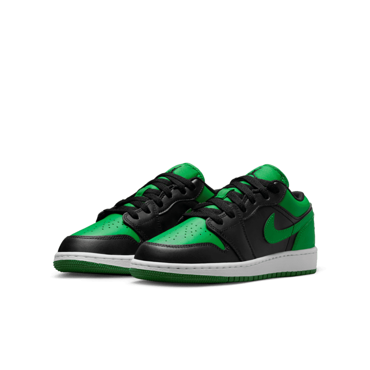 Air Jordan 1 Low Lucky Green (GS) Angle 2