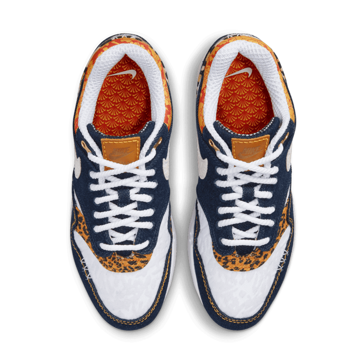 Nike Air Max 1 Premium Denim Animal Print Angle 1
