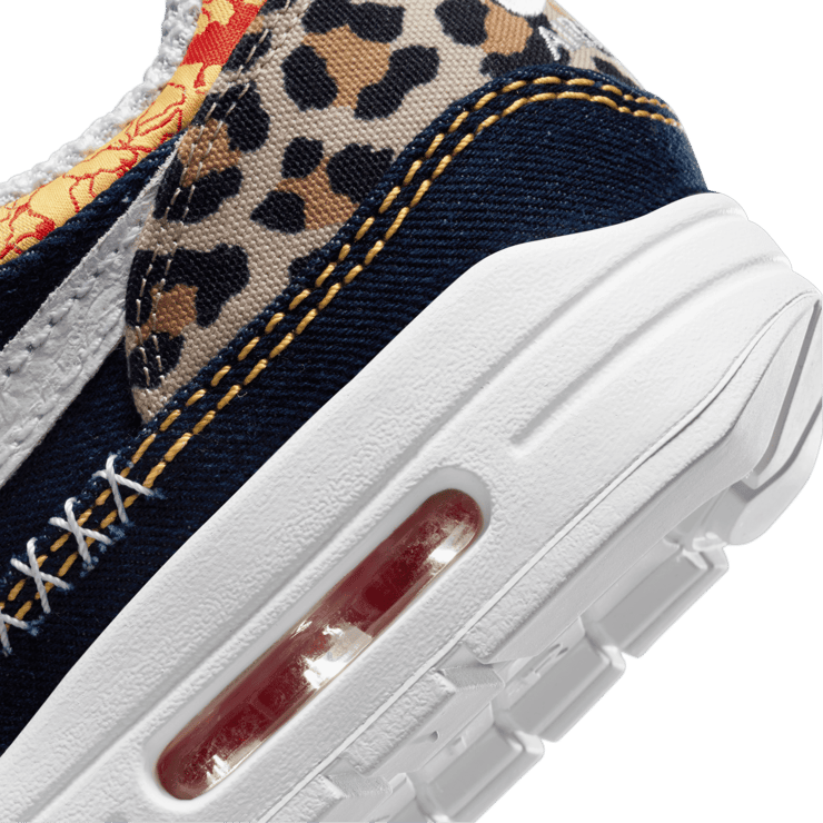 Nike Air Max 1 Premium Denim Animal Print Angle 5