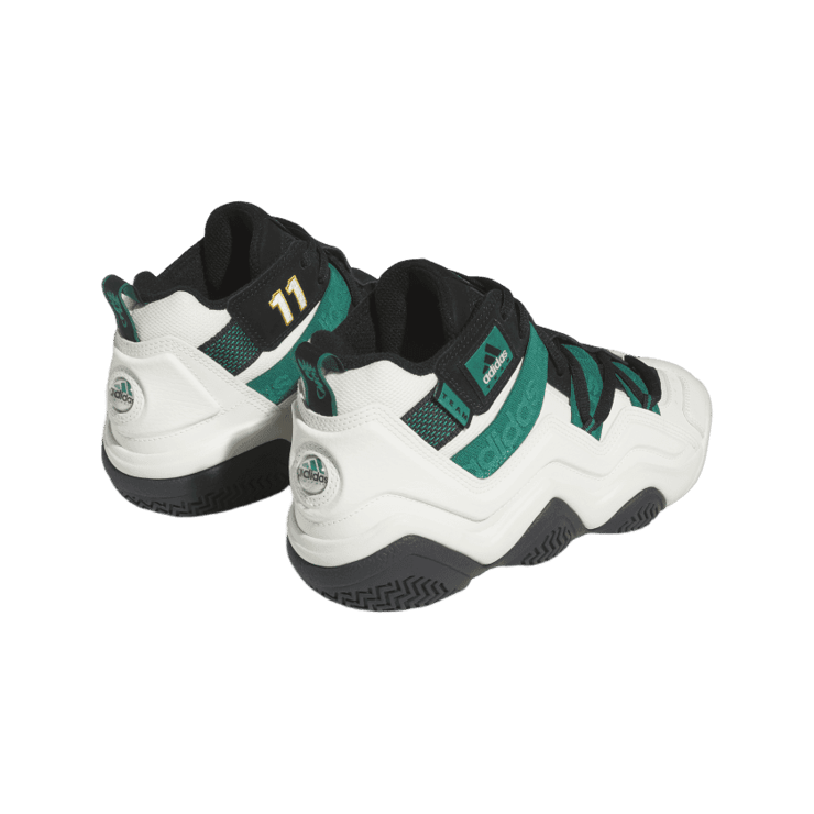 adidas Top 10 2000 Off White Black Green Angle 3